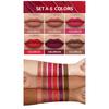 6pcs Matte Liquid Lipstick Set, Waterproof Velvet Naked Lip Gloss, Long-Lasting Non-Stick Cup Nude Red Lip Tint, Pigmented Makeup Cosmetics for Women