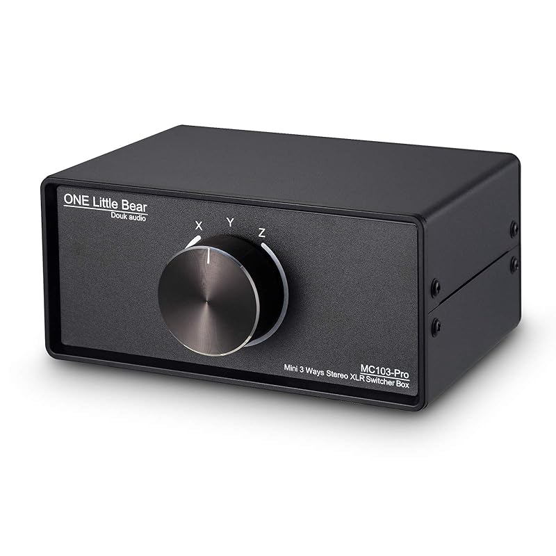 

1(3)-IN-3(1)-OUT XLR balanced audio converter stereo passive selector switcher MC103-Pro (1IN3OUT)