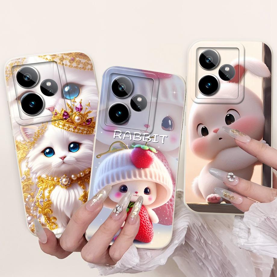 For Realme GT7 Case RealmeGT 7T New Candy Painted Back Cover Shockproof Soft TPU Phone Case For Realme GT 7 Pro GT7 T GT7T Shell
