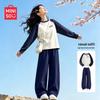 Miniso Girls' Autumn Casual Long-Sleeve Two-Piece Set