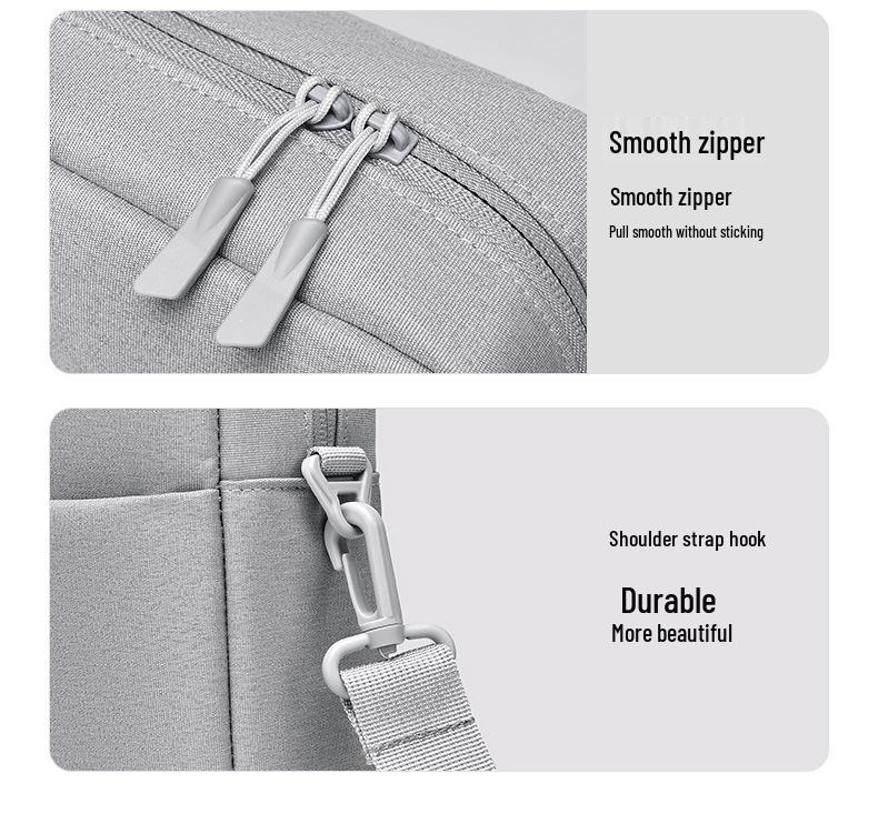 Shockproof 16-17.3 Inch Laptop Bag: Airbag Protection, Handheld & Shoulder Carry Options, Large Capacity