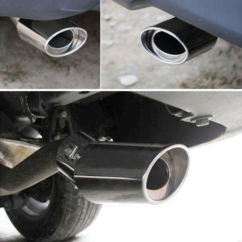 DSYCAR 1Pcs Universal Stainless Steel Car Exhaust Tail Muffler Tip Pipe for Car-styling Decoration DIY Accessories