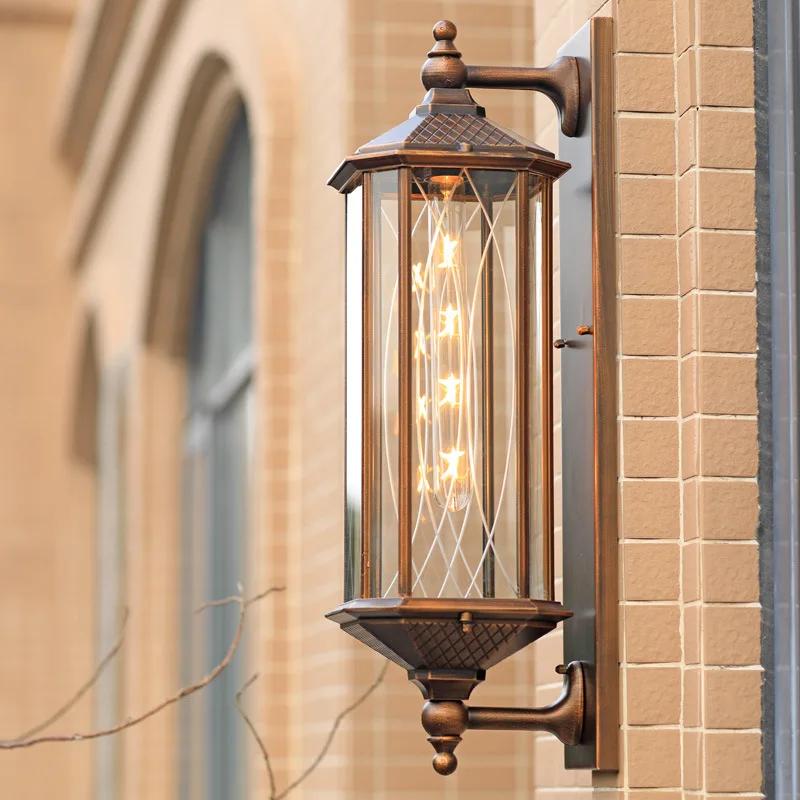 Led Outdoor Wall Light Waterproof Porch Lights Corridor Balcony Garden Simple Balcony Door Terrace Wall Lamp outdoor lighting