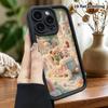Phone Case: 2D Flat, Suitable for iPhone 18 17 16 15 14 13 12 Pro, with Little Bear and Rabbit, Perfect Christmas and Halloween Holiday Gift