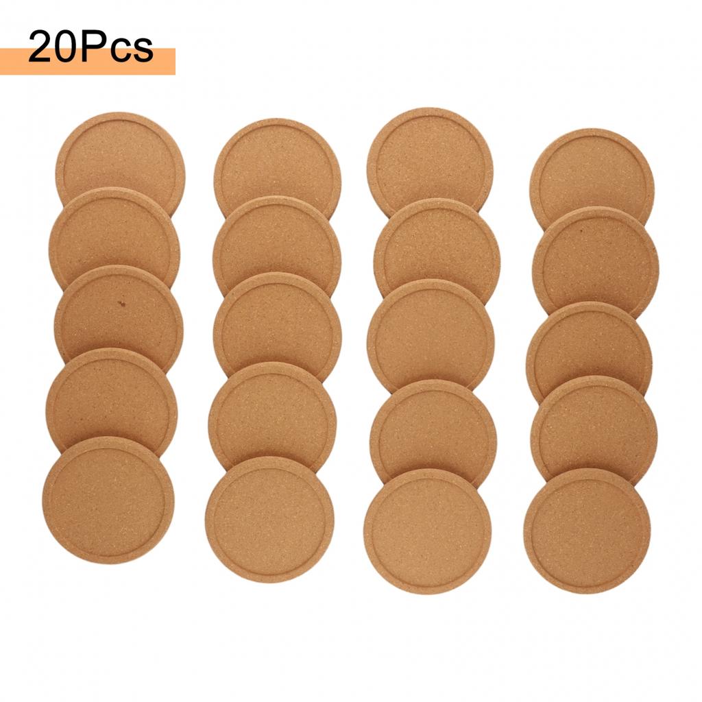 Coasters Coffee Cup Mat Multiple Quantity Natural Cork Non-Slip