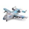 1/100 Alloy Pull Back USAF A-10 Fighter Model, symulacja dźwięku i światła, odlewany stop, zabawka dla dzieci, samolot
