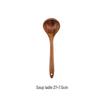 Teak 9-Piece Kitchen Set: Solid Wood Spatula, Spoon, Fork, Non-stick Pan, Acacia Wood Utensils, Long Handle Pot & Vegetable Spatula