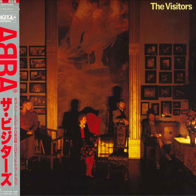 LP Record ABBA - Visitors DSP8006 DISCOMATE 1981 Japan Obi Pop Used