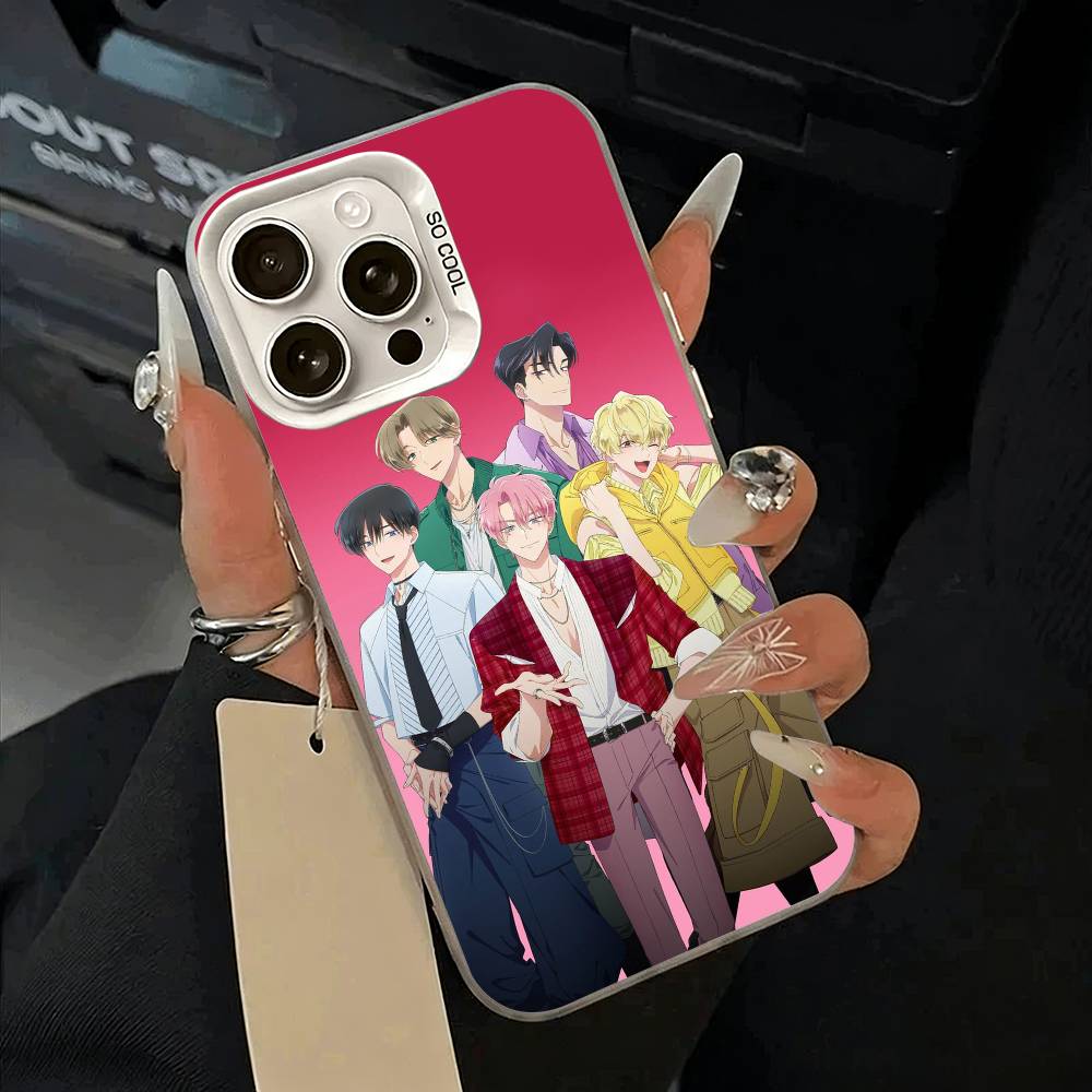 T-Tamon's-S Side Phone Case For IPhone 17 Air 16 15 14 13 12 11 Pro Max White Sliver Hard Cover