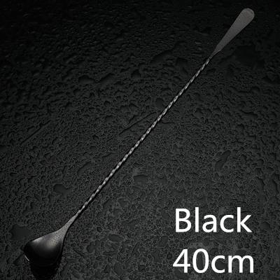 Stainless Steel Cocktail Bar Spoon Hoffman Drink Mixer Bar Stirring Mixing Spoon Stirrer