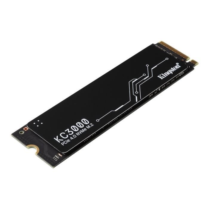 Kingston - ssd interne - kc3000 - 1024go - m.2 nvme (skc3000s/1024g)