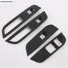 Car Inner Door Armrest Window Lift Button Control Panel Cover Trim For MG 4 EV  2024 ABS Carbon Fiber Interior Accessories