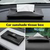 Car Tissue Box Seat Back Hanging Armrest Box Sunshade Napkin Bag For Insignia Astra G J F K Vectra C H Corsa C B D Omega