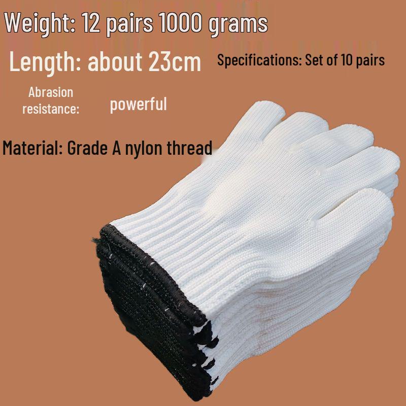 Extra Large, Extra Thick Men s Nylon Work Gloves for Durable Protection