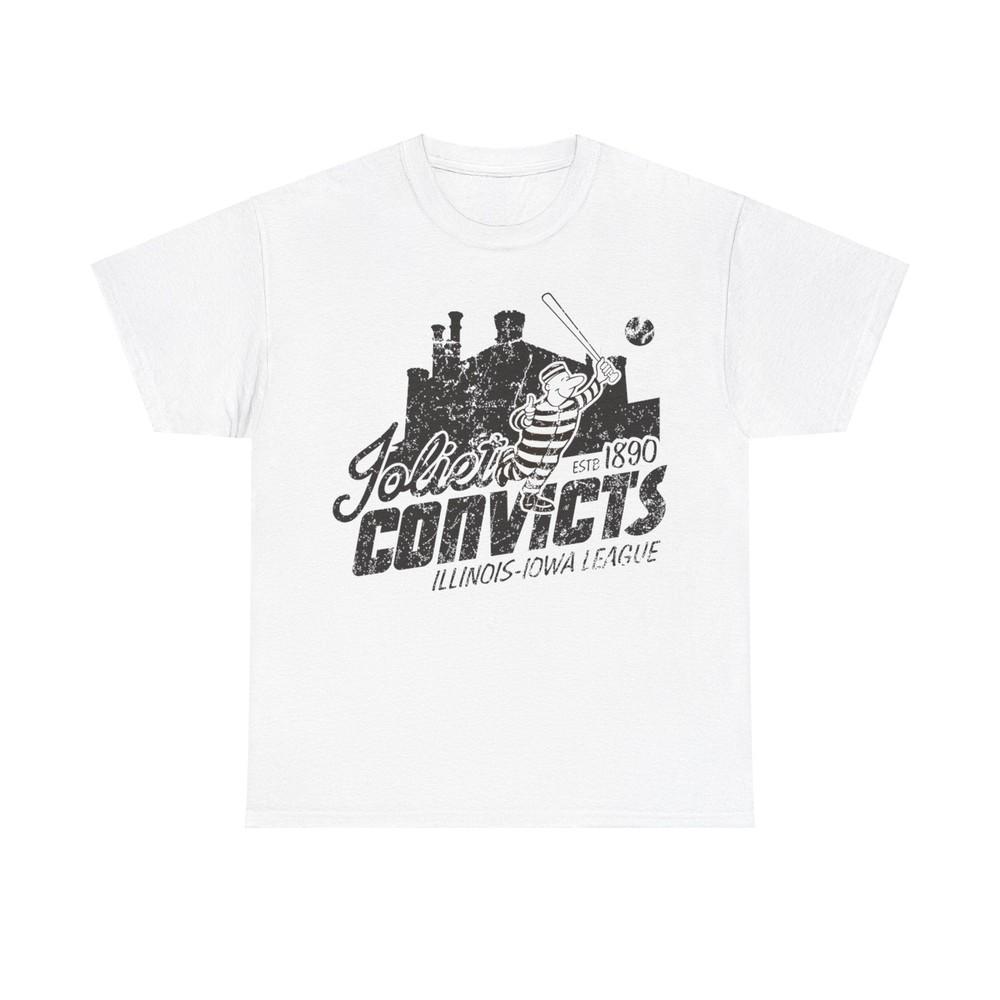 Joliet Convicts Est 1890 Illinois Baseball T-shirt Unisex T-Shirt XXXL