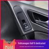 Golf 6 Mittelkonsole Anti-Kick Kohlefaser Aufkleber - Kratzschutz