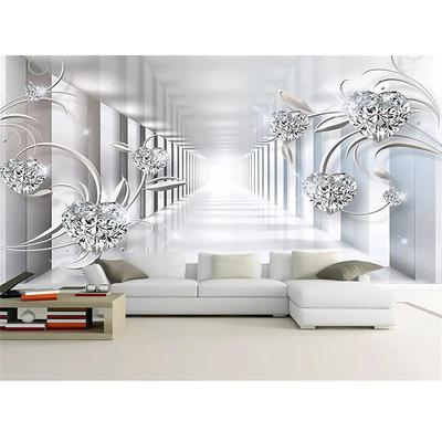 3d Ruimte Muurschildering Driedimensionale Ruimte Abstractie Behang Geschikt Voor Woonkamer Tv Achtergrond Decor Grote Muurschildering
