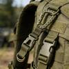 Outdoor Key Chain Multi-Functional Molle Webbing Belt Hook Mountain Climbing Backpack Quick-Release Buckle Travel Accessories
