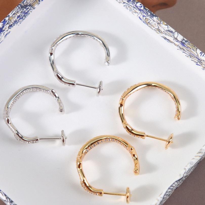 2023 Vintage Popular Brand Earrings for Women Fine Quality Vine Diamond Eardrop Luxury Jewelry Fashion Designer Women's Earrings
