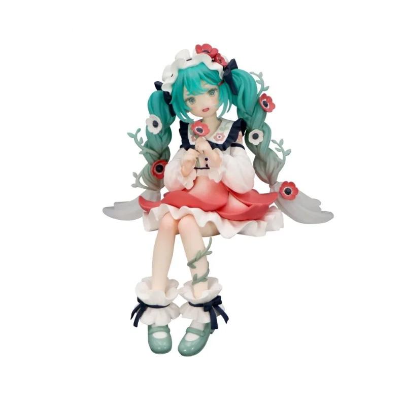 Original FuRyu Hatsune Miku Flower Fairy Anime Figure Toys PVC Model Collection Action Figurine Doll Gift