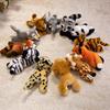 Forest Animals Plush Toy Cute Giraffe/Panda/Lion/Fox/Tiger/Elephant Doll Birthday Gift For Girls Accompany Appease Stuffed Dolls