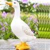 Resin Garden Statues Cute Yard Ornament Pond Decorative Duck Figurines  Outdoor Statue