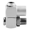 4Pcs 1/4NPT Thread Universal Swivel Connector Pneumatic Connector  Air Pipe Connection