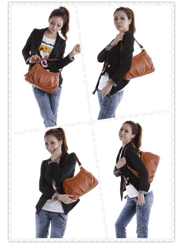 Echtleder Damen Schulter- & Umhängetaschen: Modische Unterarm- und quadratische Taschen aus Rindsleder