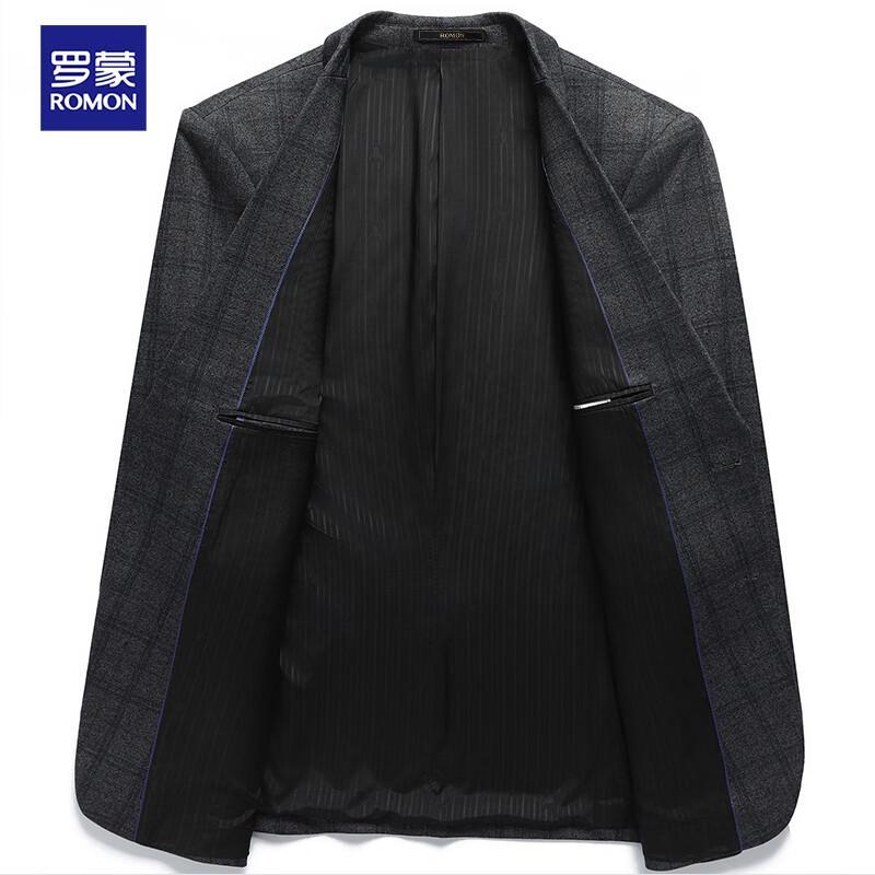 Luomeng Men's Slim Fit Stretch Business Suit Set