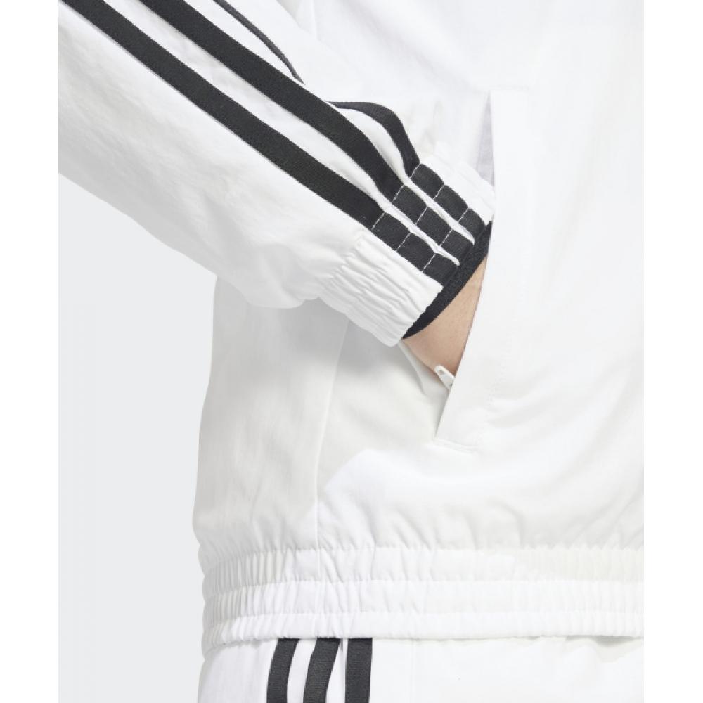 Adidas Woven Track Top   White Jd5328