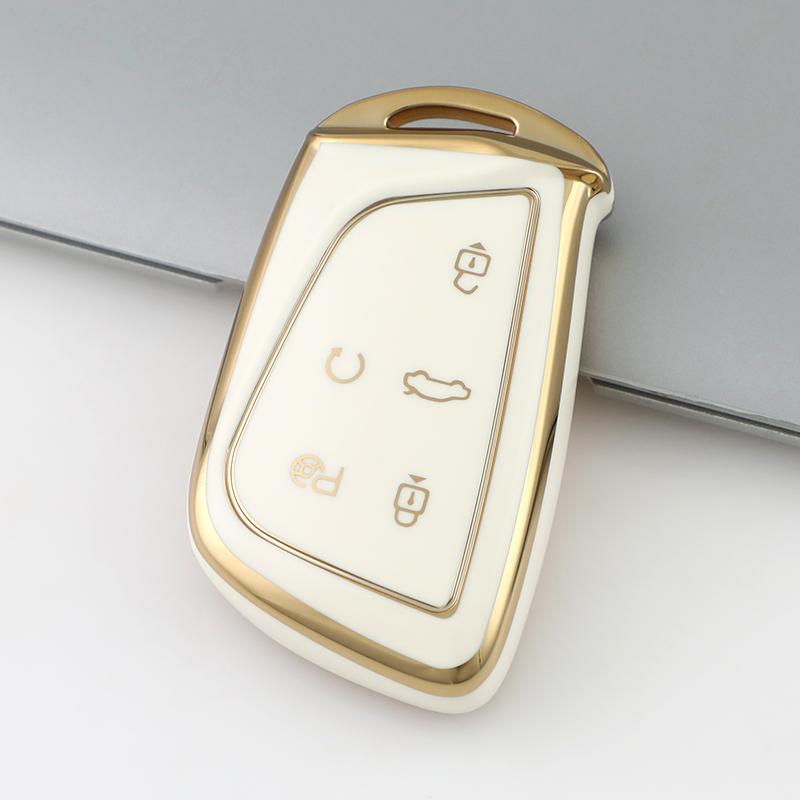 Premium Soft TPU Car Key Case Cover Shell for DongFeng AEOLUS FORTHING Fengon HUGE MAGE Key Rings Keychain Bag Accessories