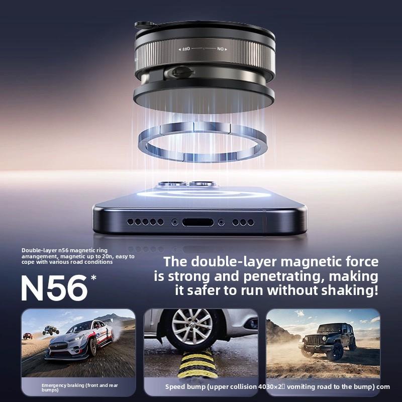 Car Mobile Phone Holder Suction Cup Vacuum Adsorption Car Special Navigation Magnetic Fixed Desktop Bracket