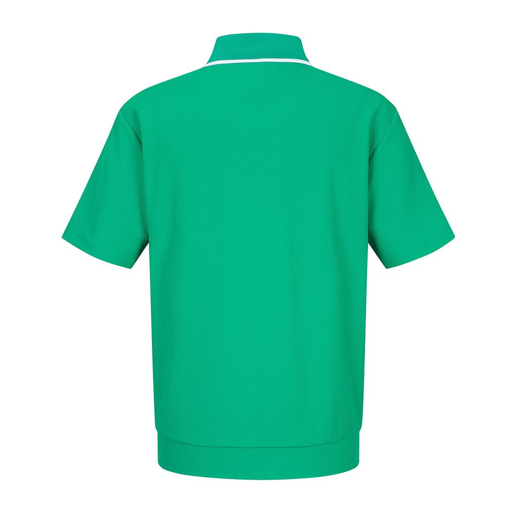 MARTINE GOLF Collaboration Color Block Shirts_Green (Men)