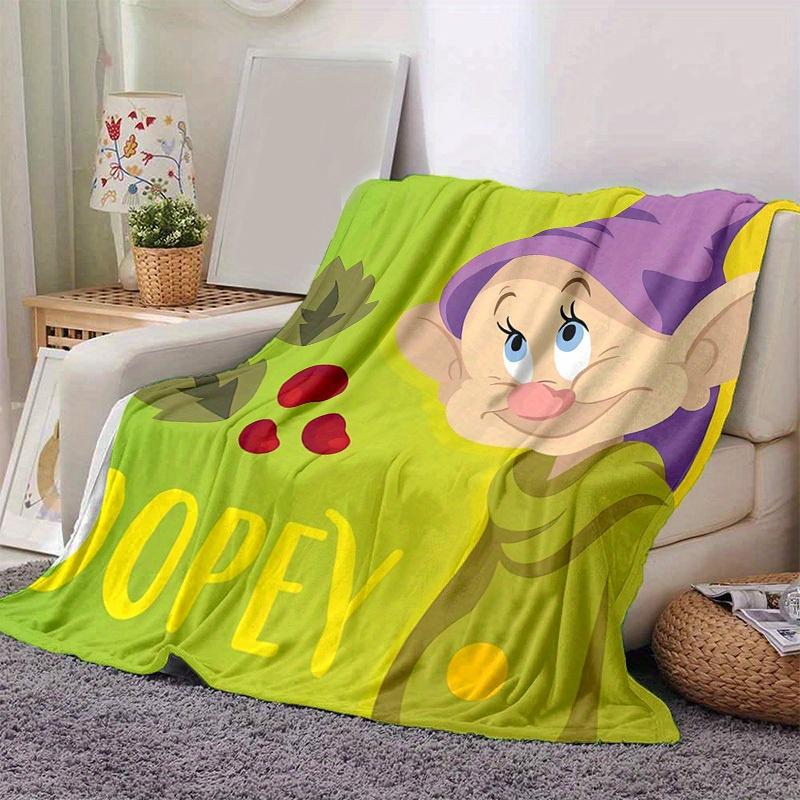 

1pc, Disney Dopey Dwarf Throw Blanket Soft & Cozy Home Decor for Couch, Bed, Car, Travel, Camping 80cmx120cm