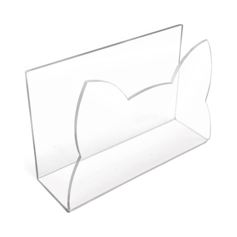 Desk Letter Holder Clear Acrylics Letter Rack Mail Sorter Envelope Organiser Document Stand for Sorting Letter Mail File 1 1070₽