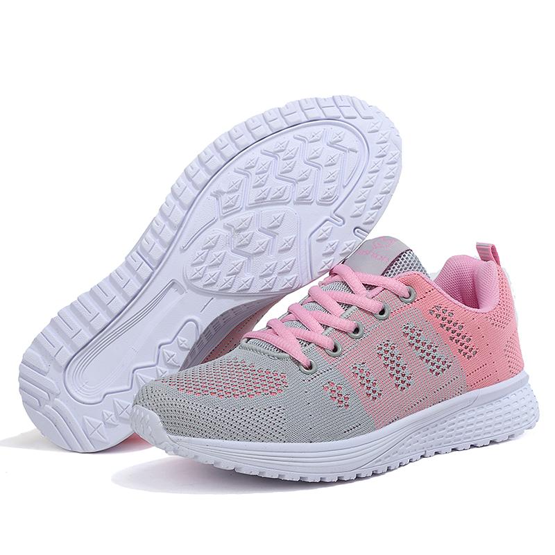 Women Sneakers Soft Vulcanize Shoes Mesh Running Summer Sport Tennis Shoe Casual Ultra Lightweight Woman Non Slip Trainers