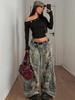 Style Winter Crop Top With Spliced Milk Silk Material For Streetwear Fashion