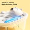 450ml Lovely Bath Bear Air Humidifier Usb Charging 2000mah Battery Powered Wireless Ultrasonic Cool Mist Maker Water Diffuser