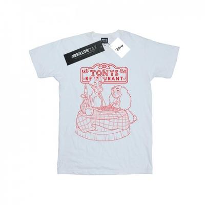 Womens/Ladies Lady And The Tramp ThatÂ´s Amore Cotton Boyfriend T-Shirt