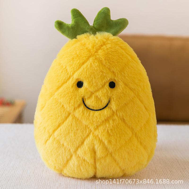 Fruit Plush Toy - Cute Watermelon & Avocado Throw Pillow for Claw Machines