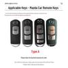 Mazda CX-5 CX-4 Atez 3 Metal Key Cover & Ring