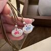 Women's Handmade 999.9 Silver Chubby Fu Tassel Pendant Necklace
