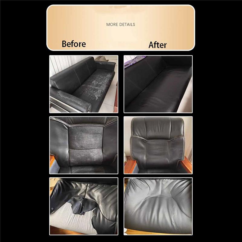 Silná samolepicí vinylová fólie z umělé kůže - 0,6 mm silná pro opravu pohovky, obnovu nábytku, renovaci skříněk a stolových desek