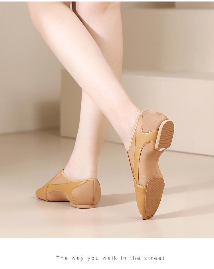 Pantofi de dans Jazz și Balet din Material Elastic pentru Copii și Adulți - Ideali pentru Dans Latin, Practică și Majorete.