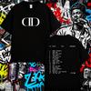2025 Summe Lil Tecca DOPAMINE Tour Album 2025 Logo Print Men Women Fashion Vintage Oversized 100 Pure Cotton Printed Tshirt