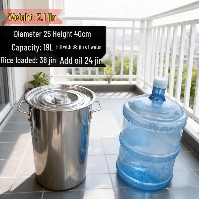 Qiwei Commercial 304 Stainless Steel Soup Pot with Lid