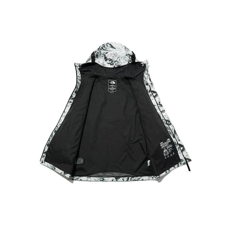 The North Face Outdoor Hiking Waterproof And Windproof Windbreaker Jacket Unisex White NJ2GL52A