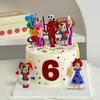 New  8Pcs-The Amazing Digital Circus Model Toy,Hobbies Cartoon Art Accessories,Reward Anime Gifts For Children, Cartoon