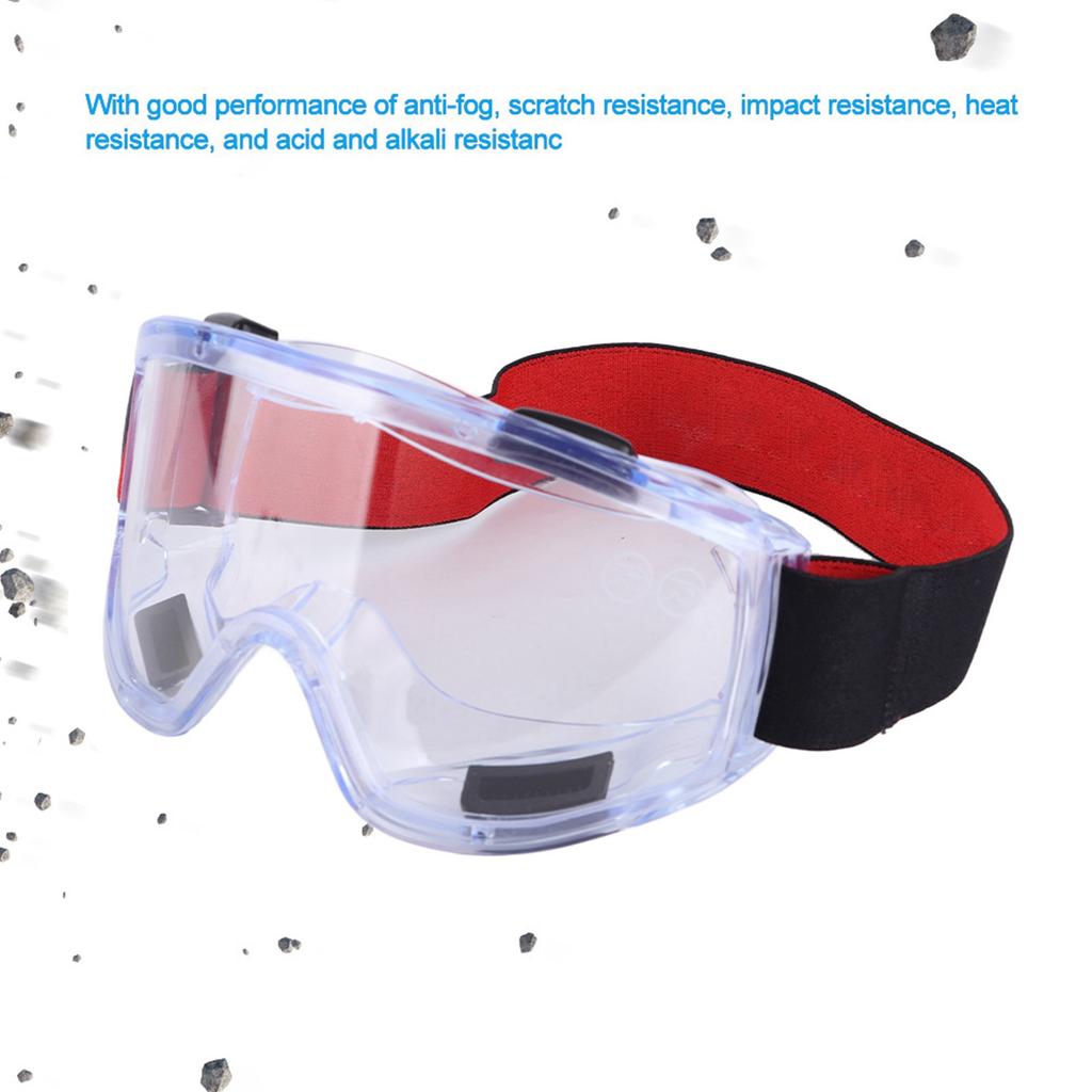 Heat Shock Resistant Anti Fog Safety Glasses Goggles for Laboratory Construction Sites