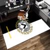 1PC Udinese Calcio Crest Rug Game Carpet, Floor Mat for Bedroom Living Room Entryway Rug, Home Decor Idea Gift for Christmas birthday